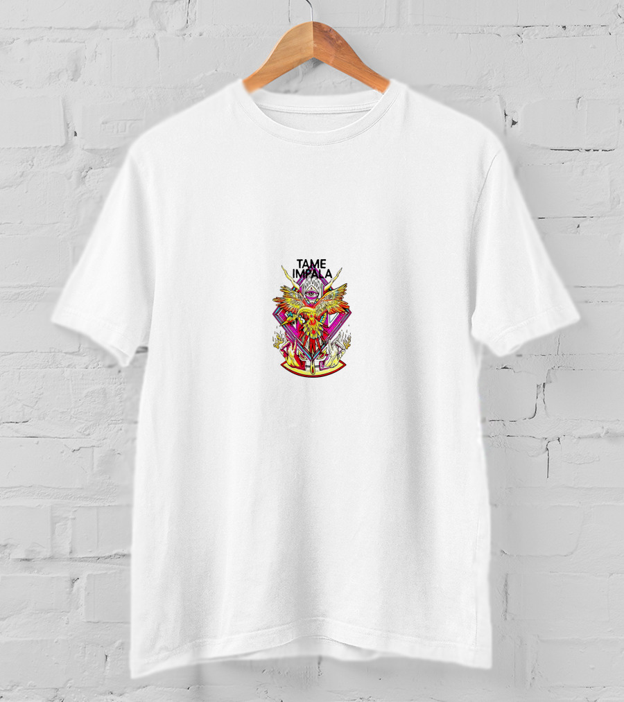 Tame Impala Psychedelic Bird And Geometric Spirit T-Shirt