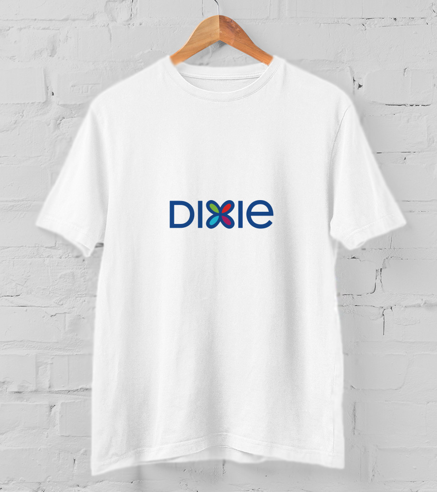 Dixie Blue Red Green Flower T-Shirt