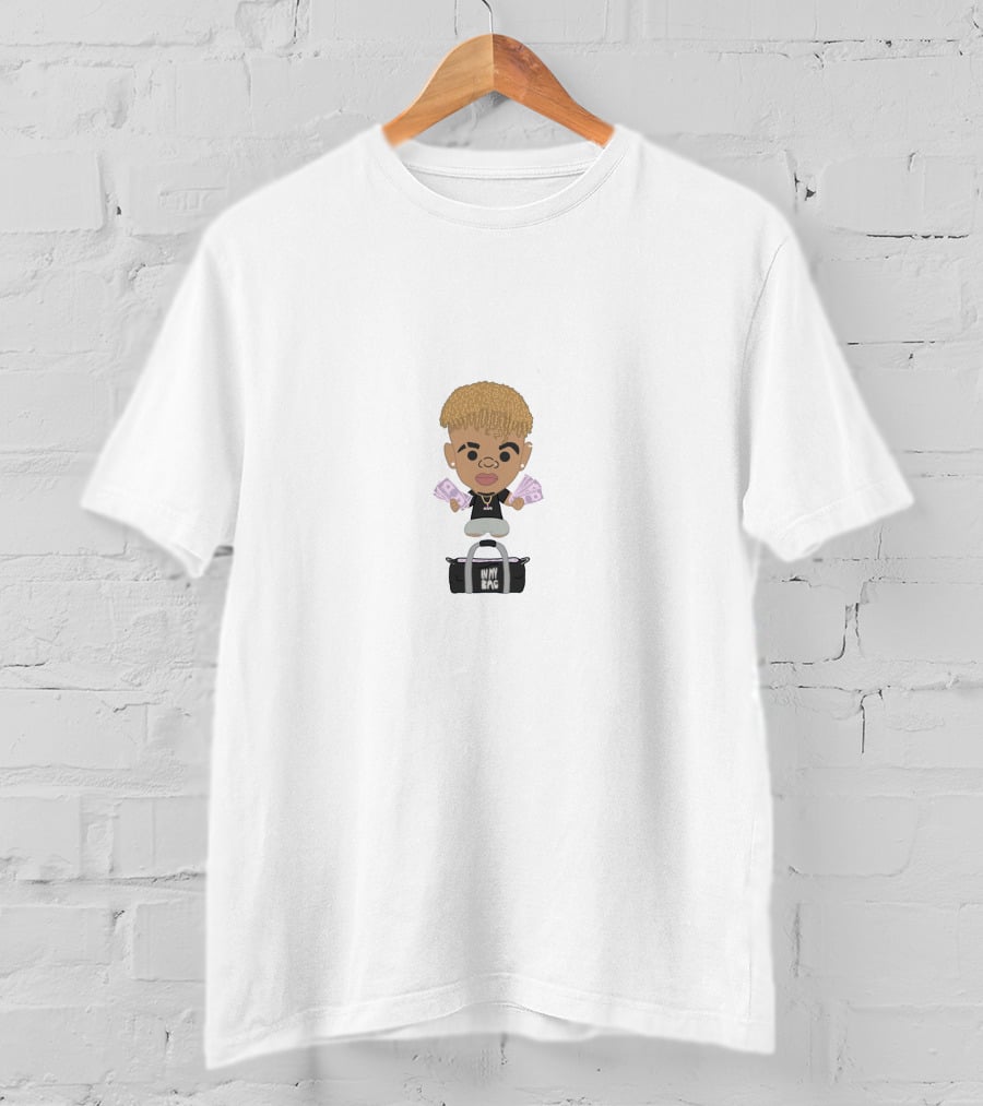The Kid Laroi In My Bag Cartoon Character Holding Cash T-Shirt
