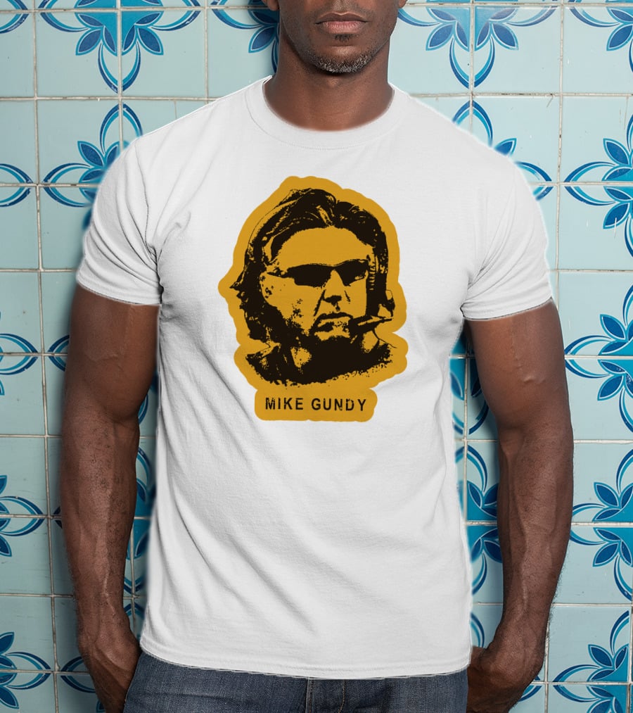 Mike Gundy Head Coach Silhouette With Sunglasses And Headset T-Shirt