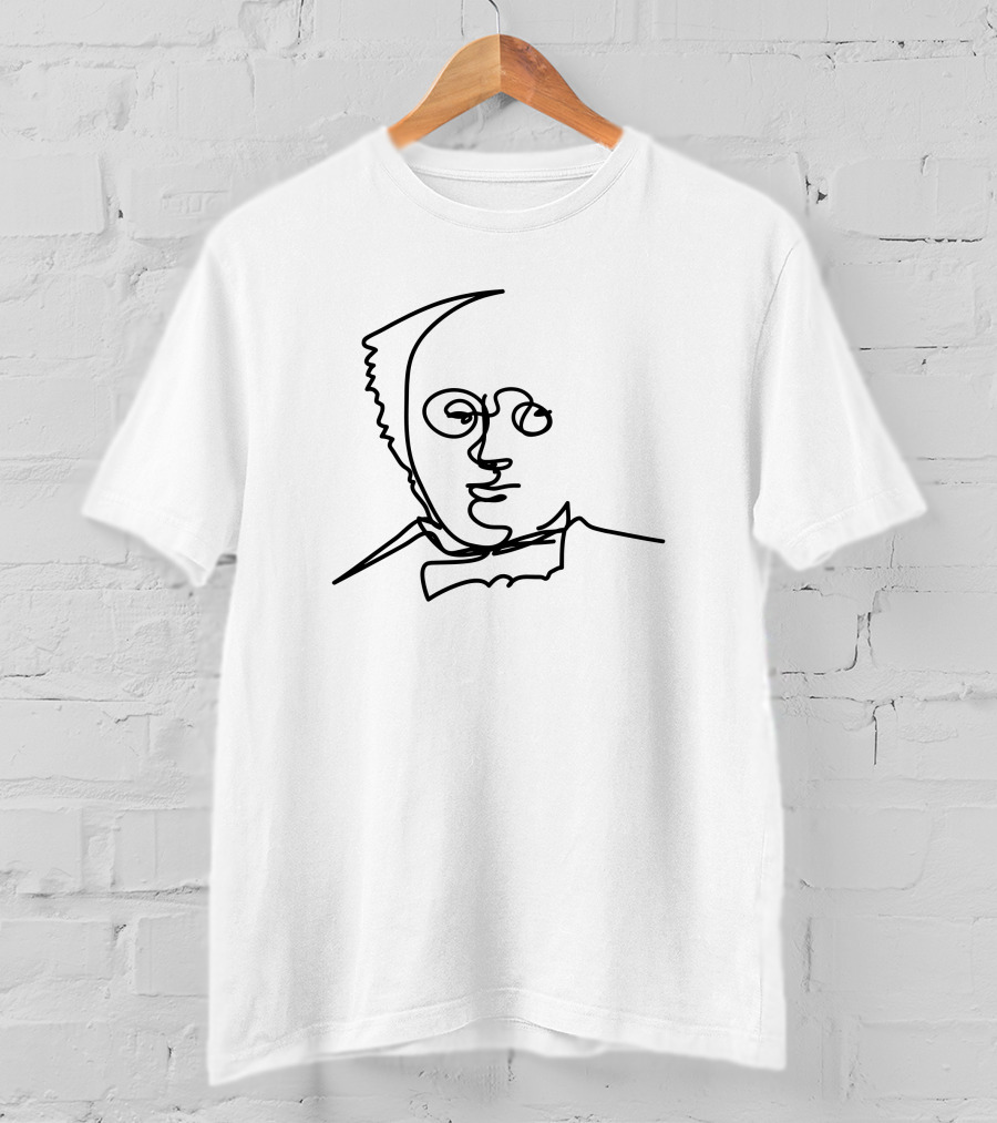 Monsieur Minimalist One-Line T-Shirt