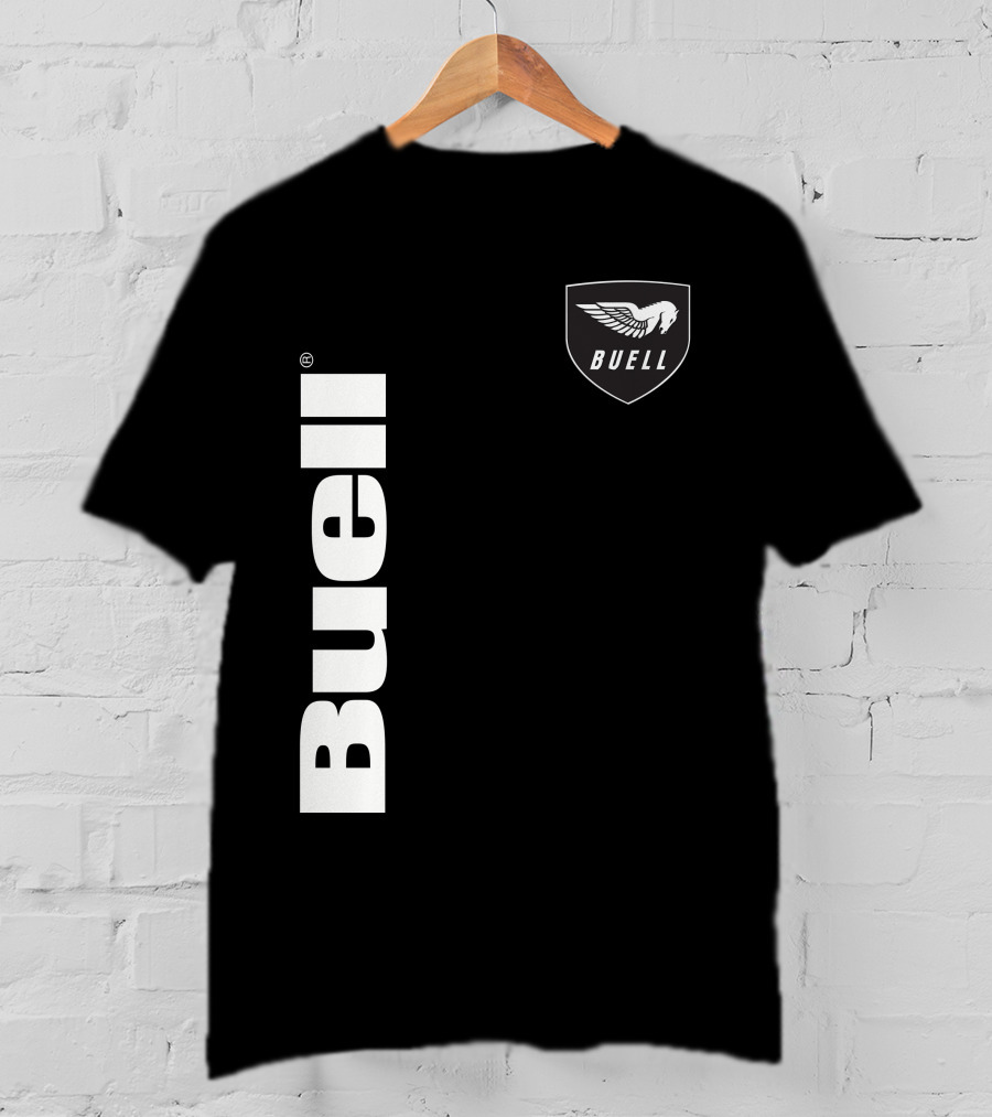 Buell Winged Logo Black T-Shirt