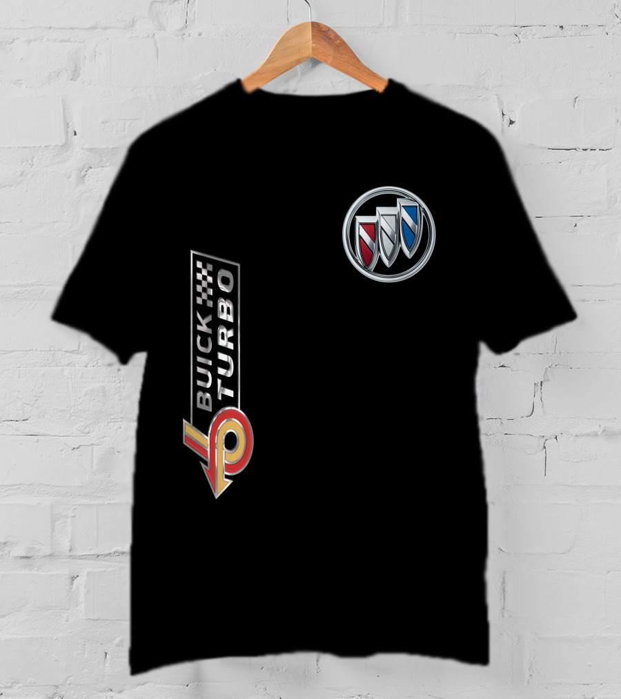 BUICK TURBO Logo With Tri-Shield Emblem T-Shirt