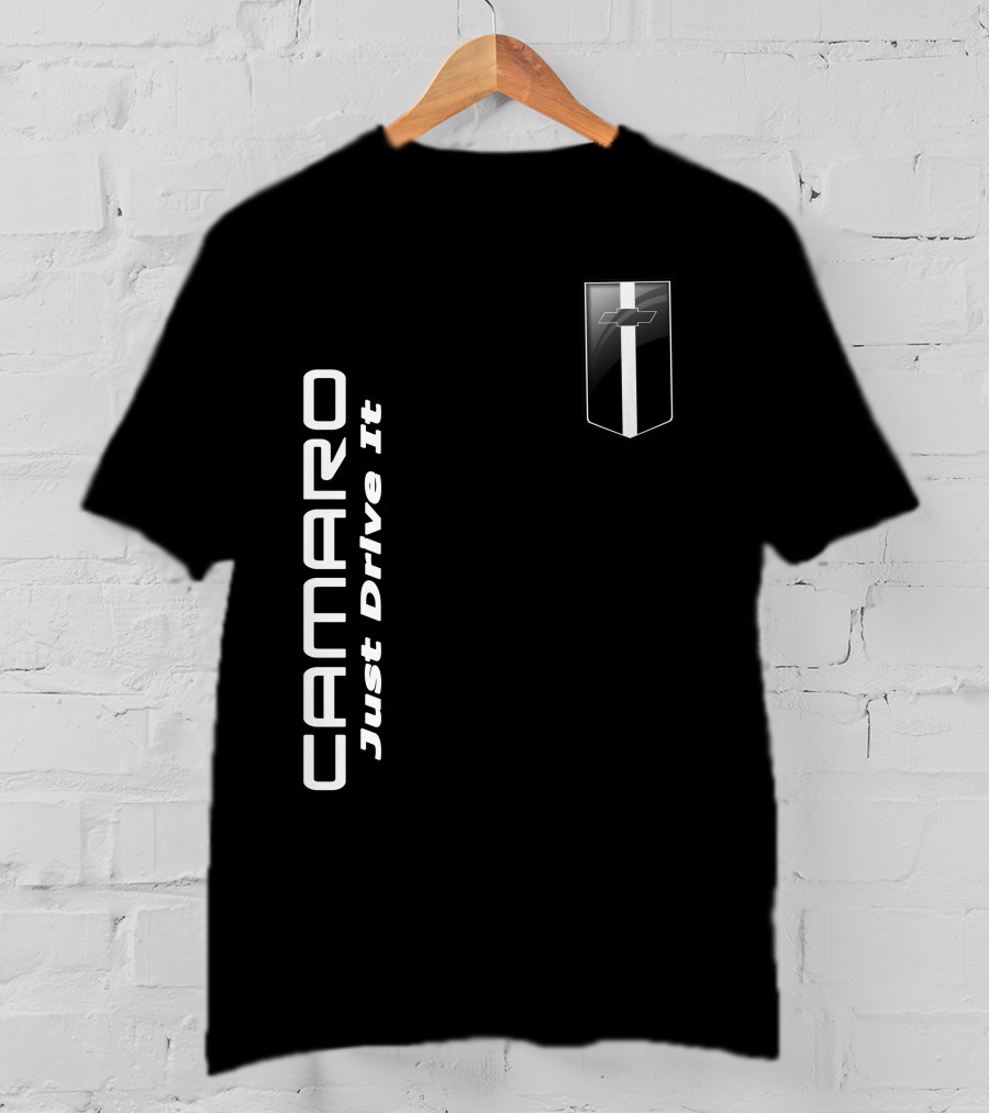 CAMARO Just Drive It Chevy Emblem T-Shirt
