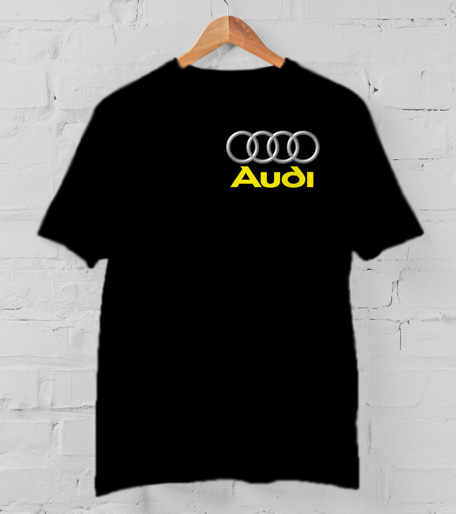 Audi Logo Iconic Four Rings T-Shirt
