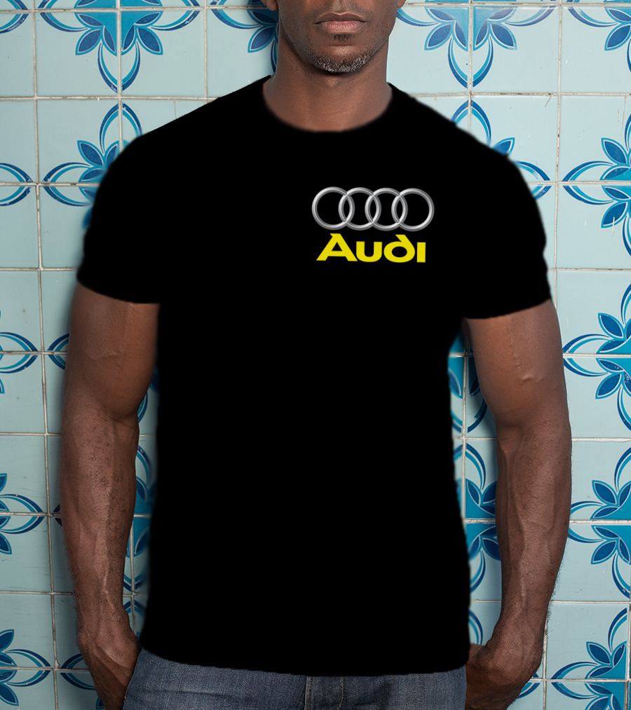 Audi Logo Iconic Four Rings T-Shirt