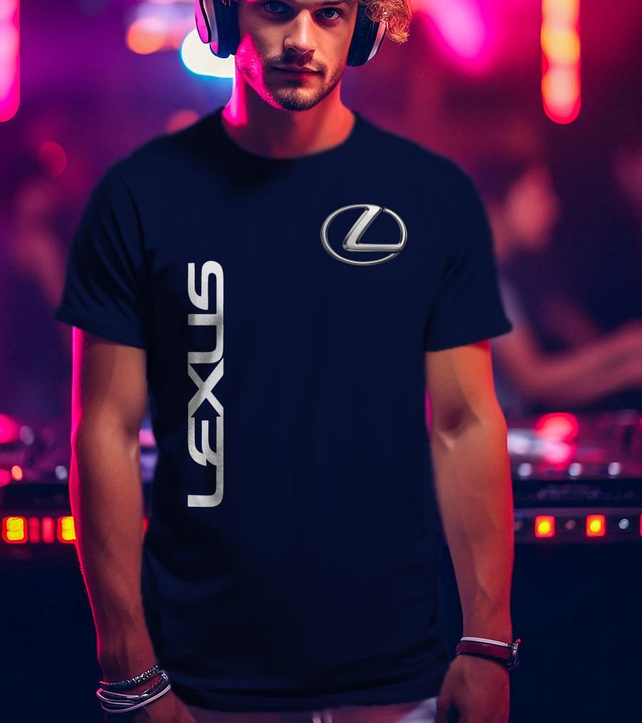 LEXUS Logo Icon Blue Background T-Shirt