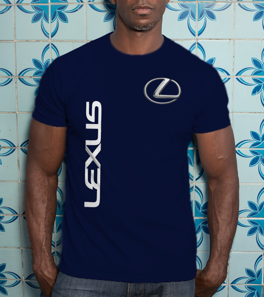 LEXUS Logo Icon Blue Background T-Shirt