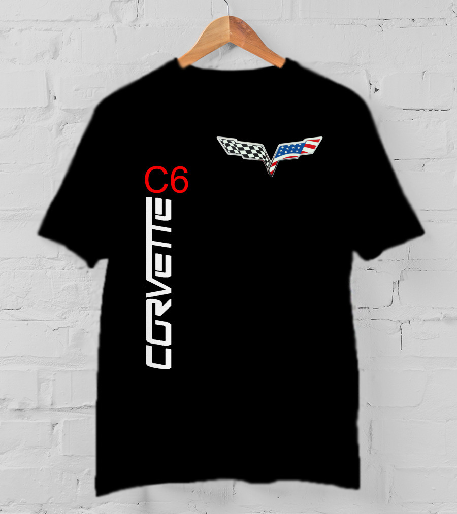 CORVETTE C6 Racing Flag T-Shirt