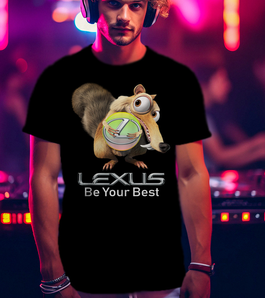 LEXUS Be Your Best Scrat Holding T-Shirt