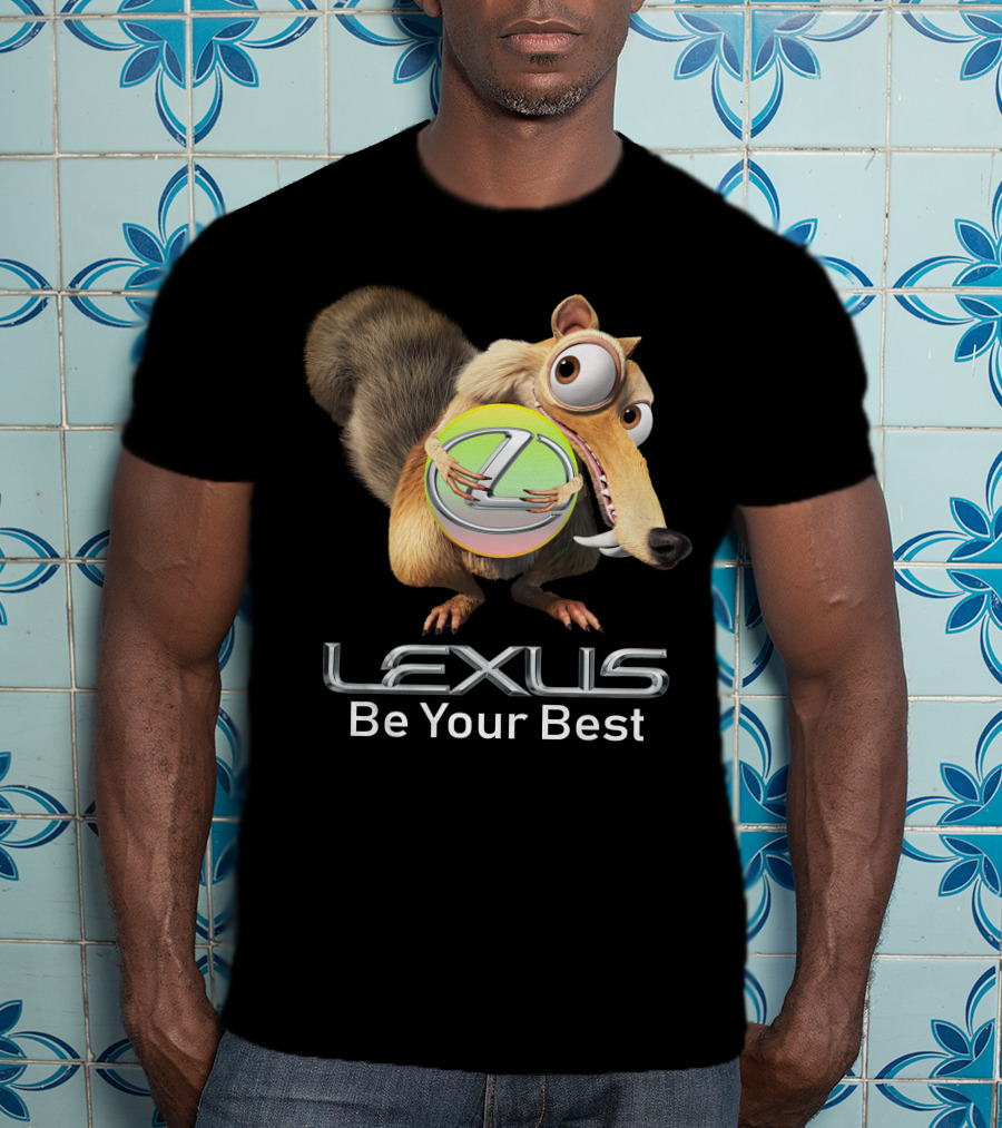 LEXUS Be Your Best Scrat Holding T-Shirt