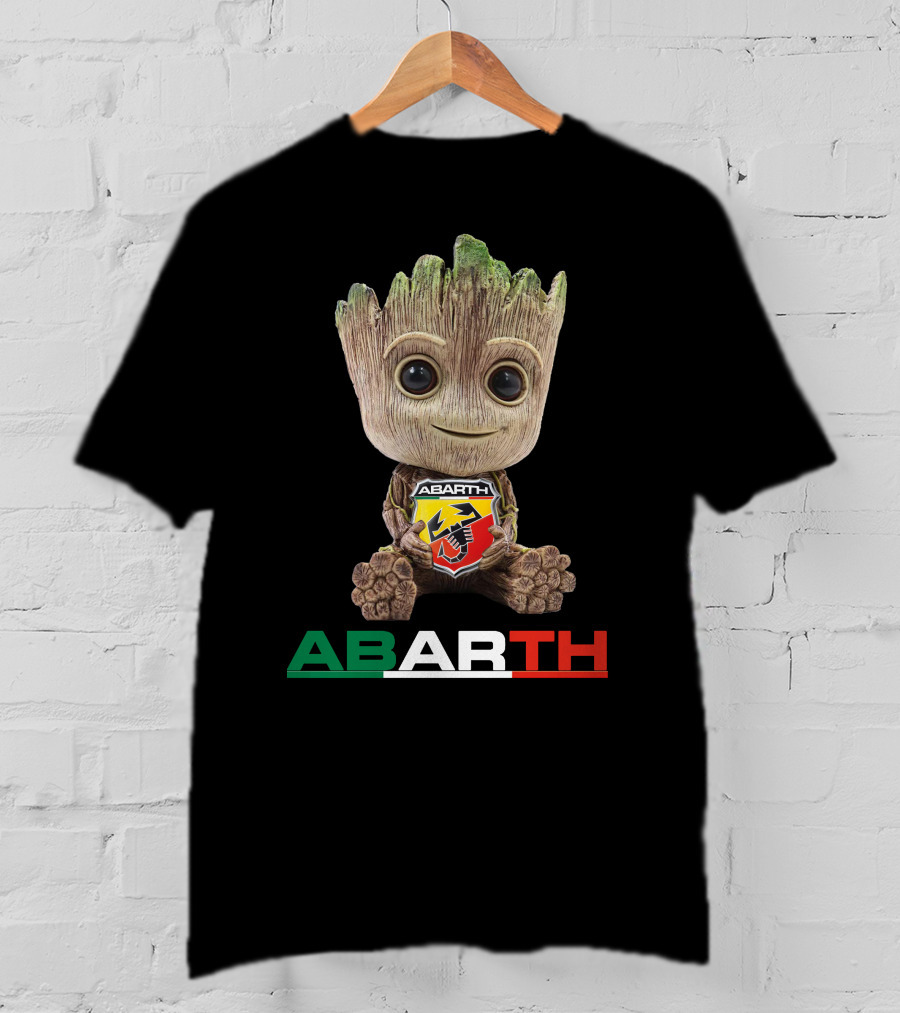 ABARTH Tree Character Holding T-Shirt