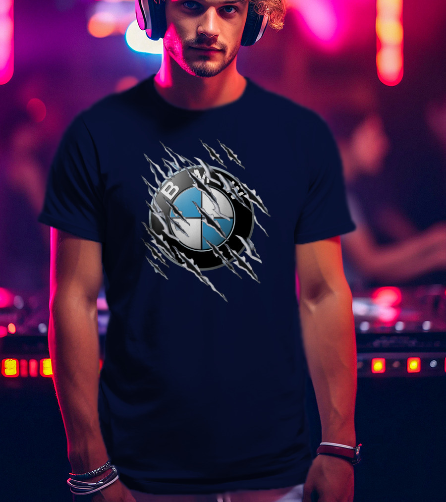 BMW Claw Mark Logo Effect T-Shirt