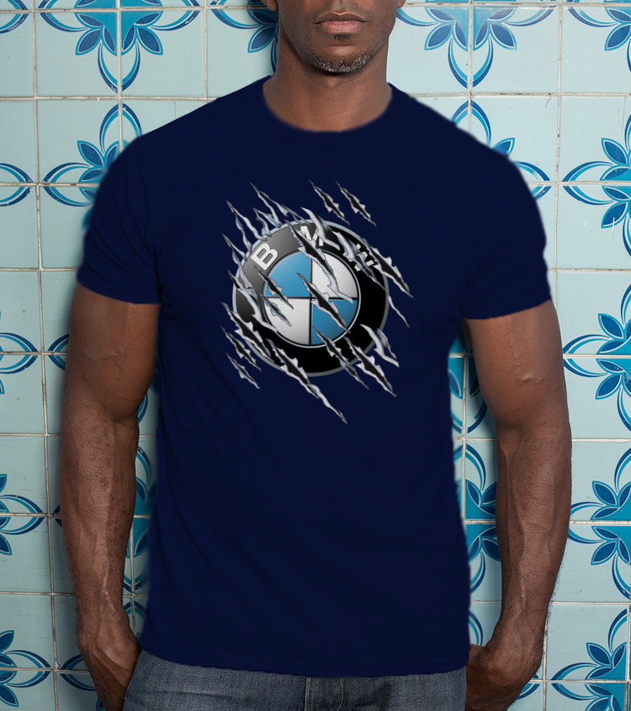 BMW Claw Mark Logo Effect T-Shirt