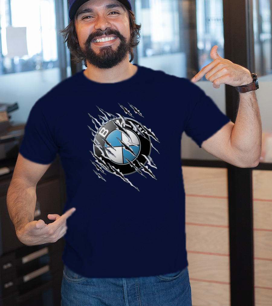 BMW Claw Mark Logo Effect T-Shirt
