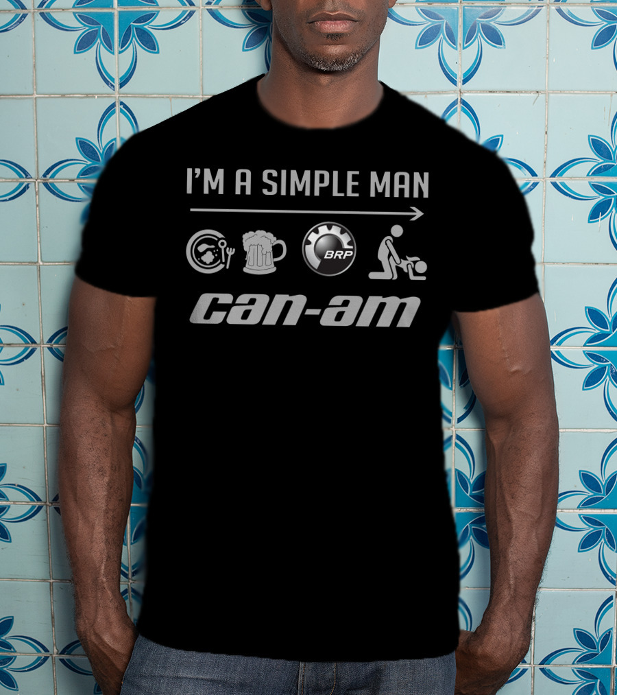 I'm A Simple Man Can-Am BRP Icons T-Shirt