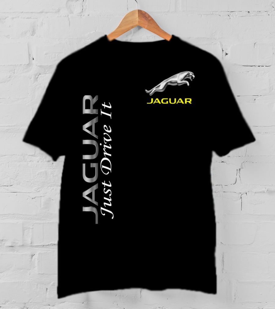JAGUAR Just Drive It Silver T-Shirt