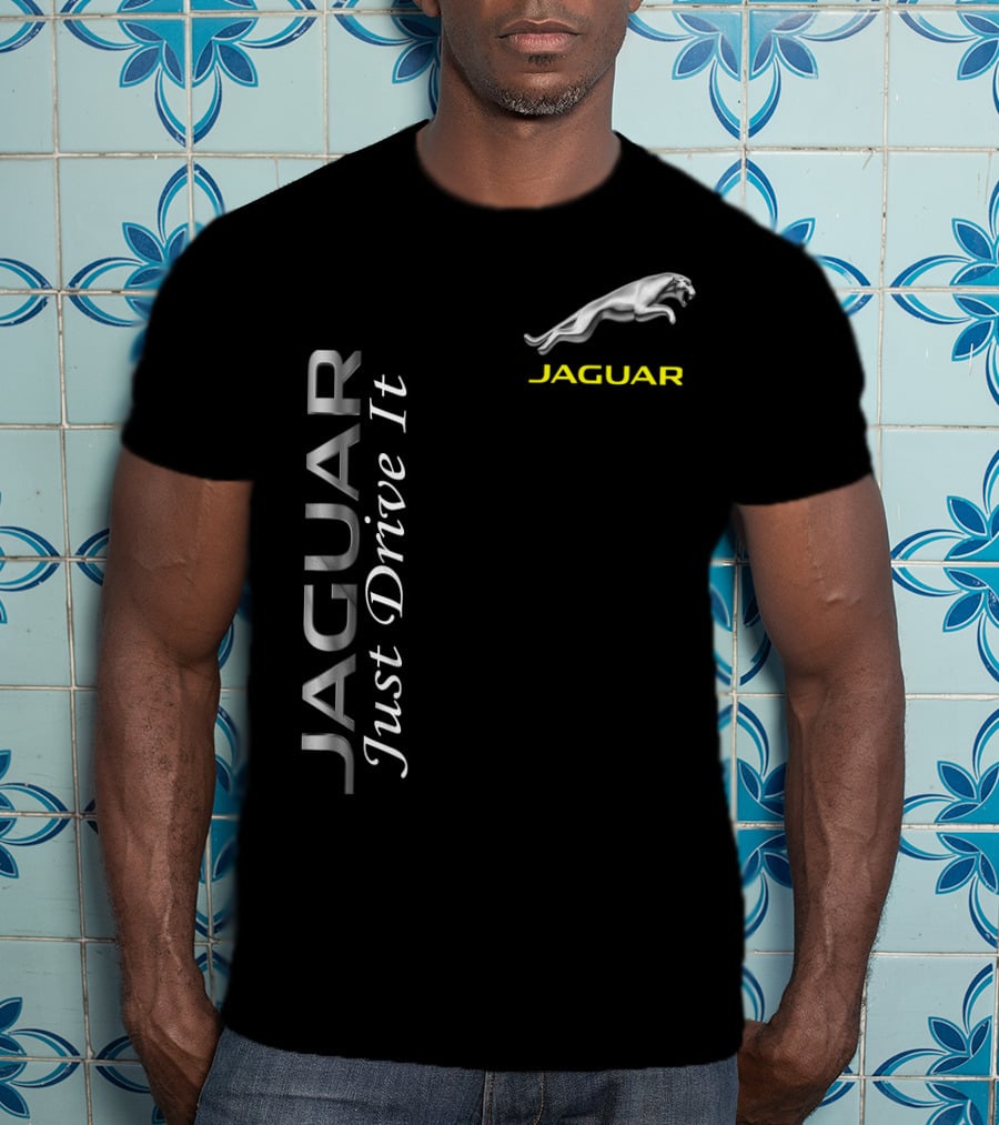 JAGUAR Just Drive It Silver T-Shirt