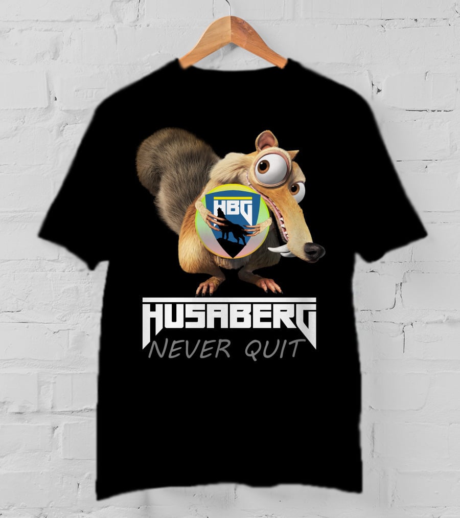 Husaberg Never Quit HBG Ice Age Scrat T-Shirt
