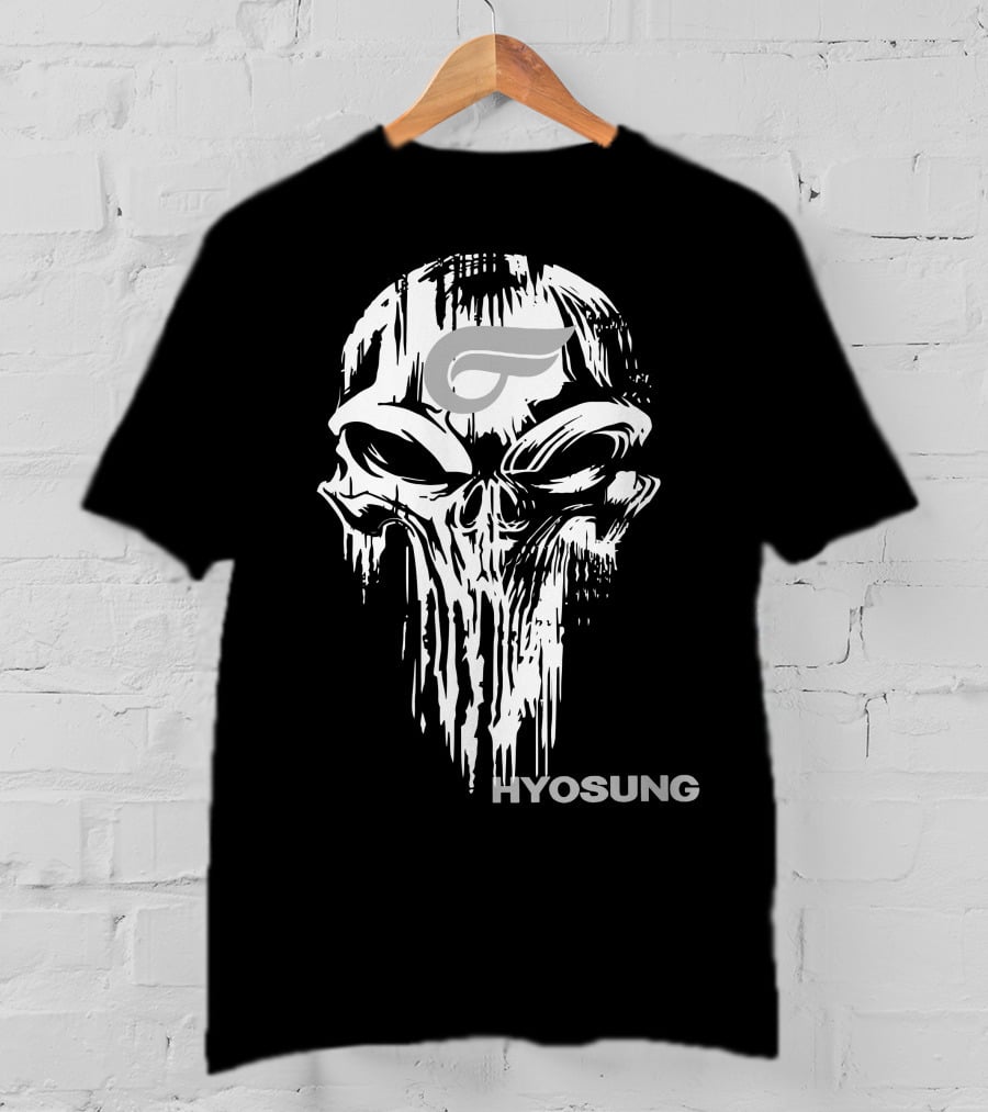 HYOSUNG Skull With Stylized T-Shirt