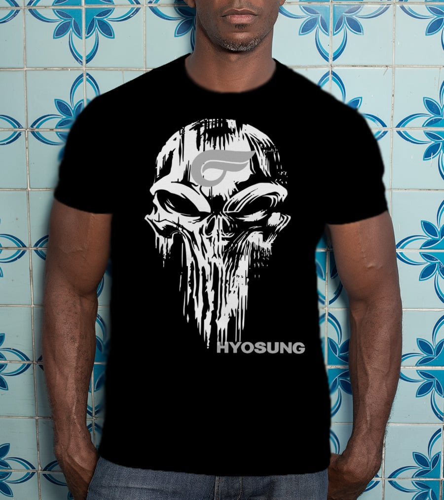HYOSUNG Skull With Stylized T-Shirt