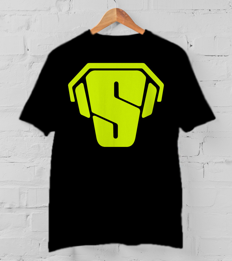 RS Green Iconic Logo S Neon T-Shirt