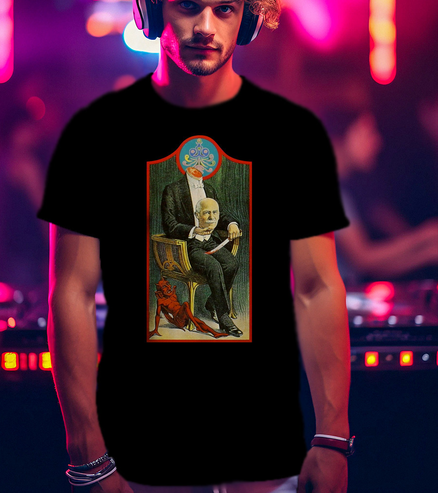 Self Titled 1991 Magical Mystery Surreal Headless Man With Devil T-Shirt