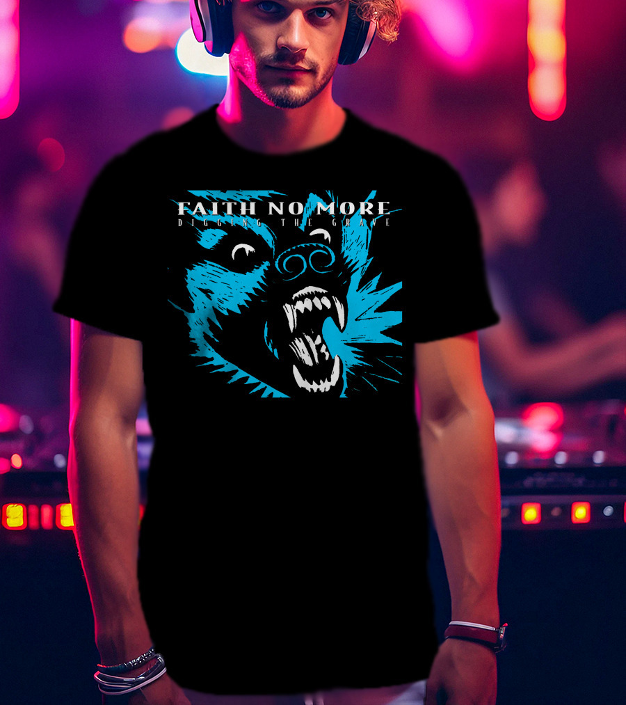 FAITH NO MORE Digging The Grave Blue T-Shirt