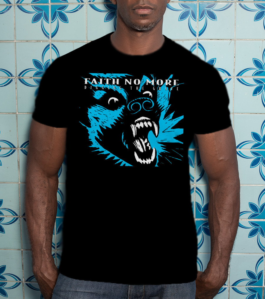 FAITH NO MORE Digging The Grave Blue T-Shirt