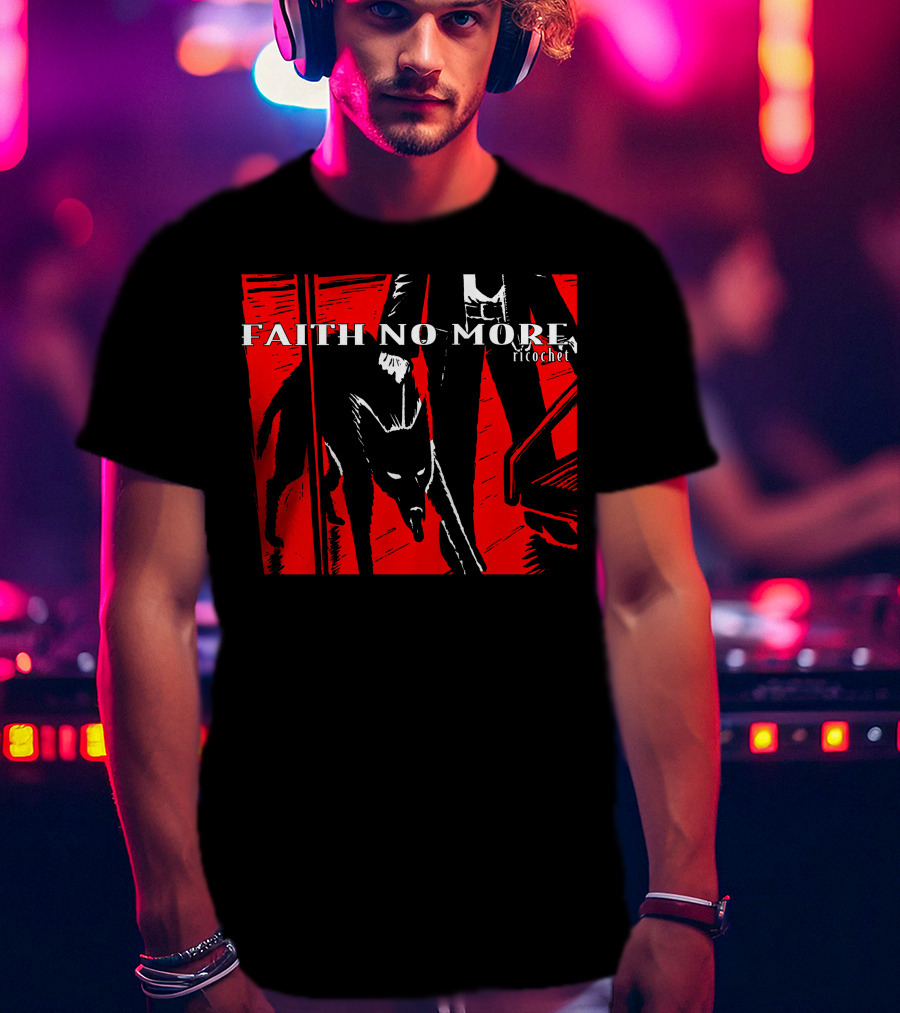 Faith No More Ricochet Dog And Man T-Shirt
