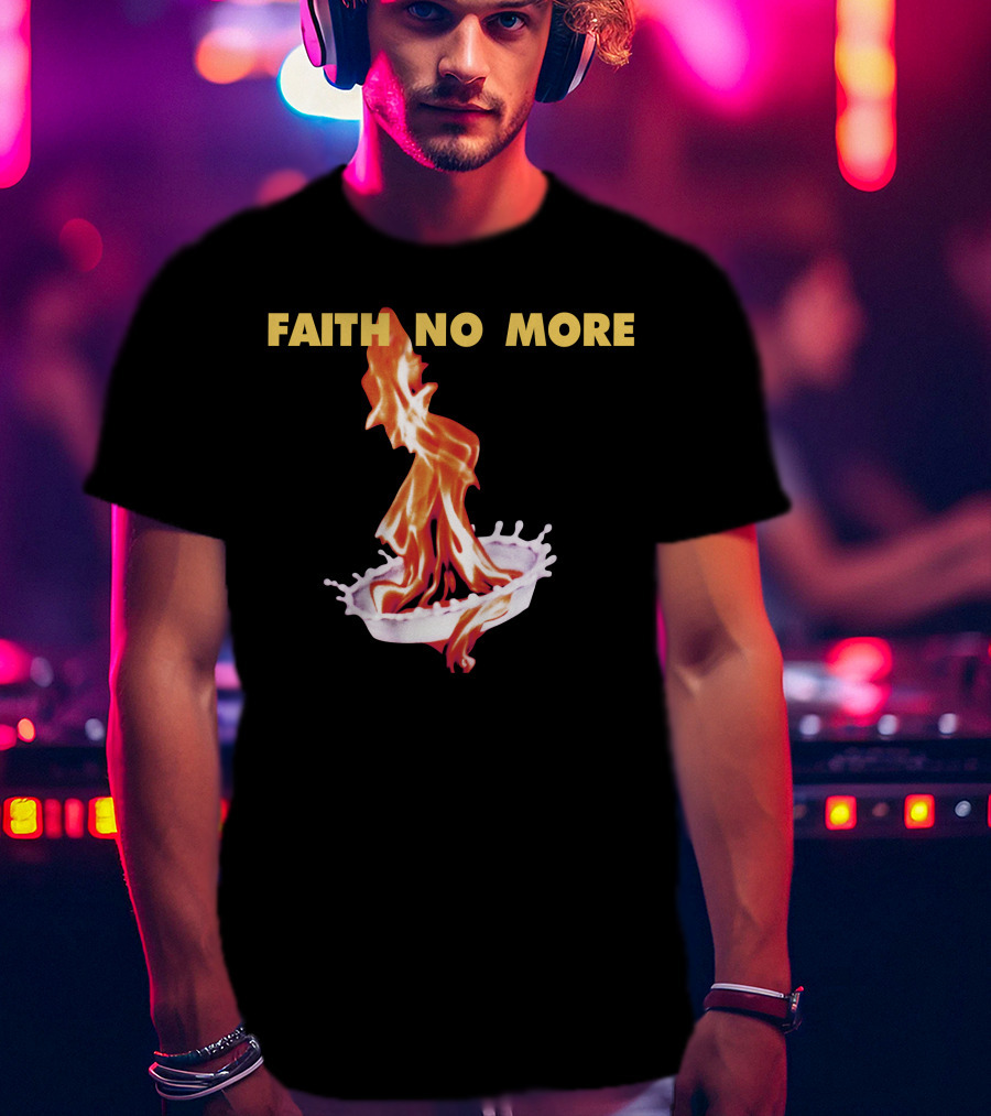 Faith No More Flaming Milk Splash T-Shirt