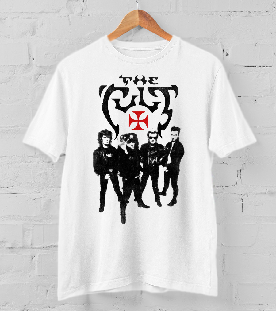 The Cult Band Cross Symbol T-Shirt