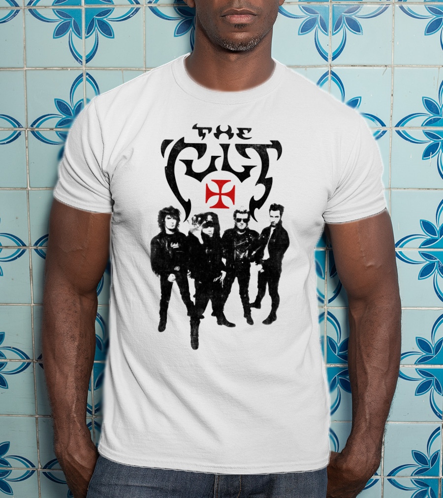 The Cult Band Cross Symbol T-Shirt