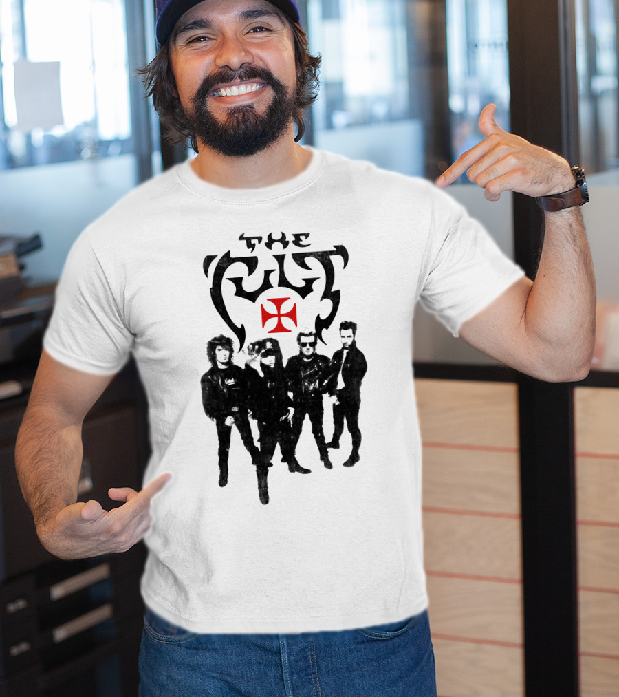 The Cult Band Cross Symbol T-Shirt