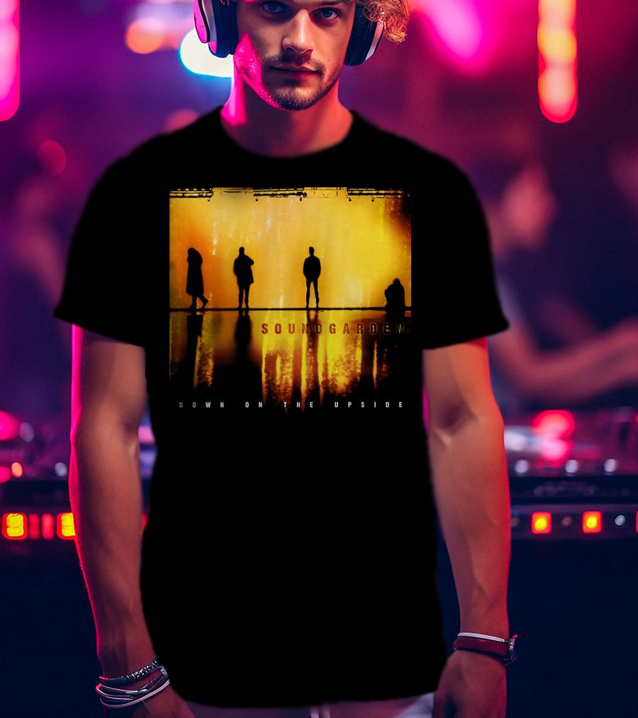Soundgarden Down On The Upside Silhouettes Reflecting On Stage T-Shirt