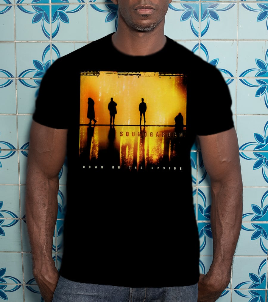 Soundgarden Down On The Upside Silhouettes Reflecting On Stage T-Shirt