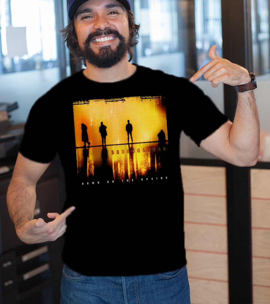Soundgarden Down On The Upside Silhouettes Reflecting On Stage T-Shirt