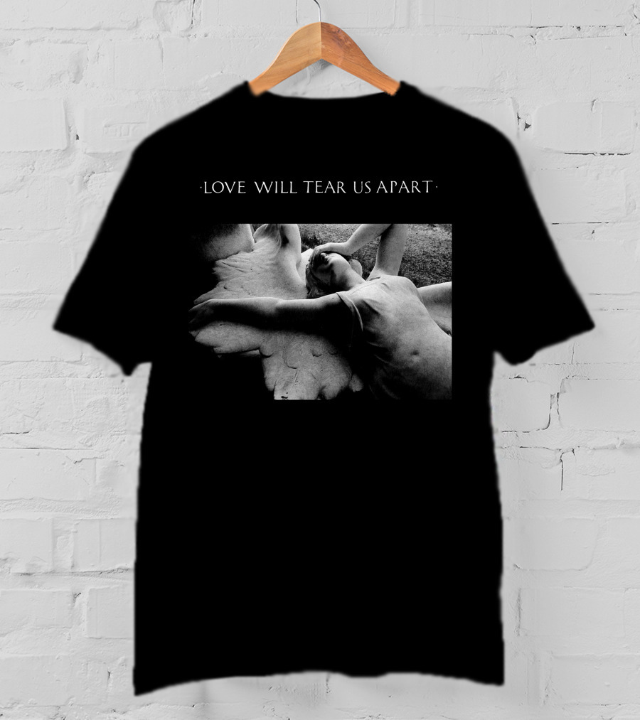 Love Will Tear Us Apart Joy Division Angel Statue Scene T-Shirt