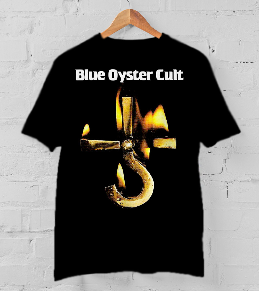 Blue Oyster Cult Career Of Evil Flaming Hook T-Shirt