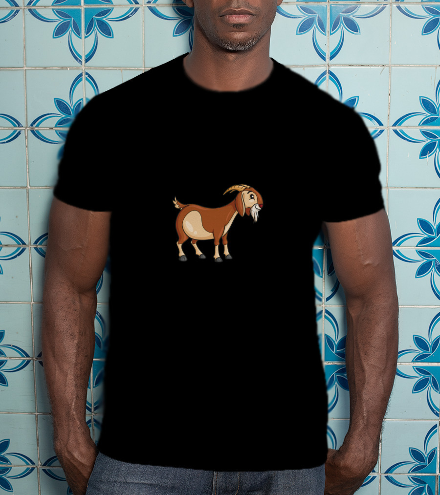 GOAT Cartoon T-Shirt