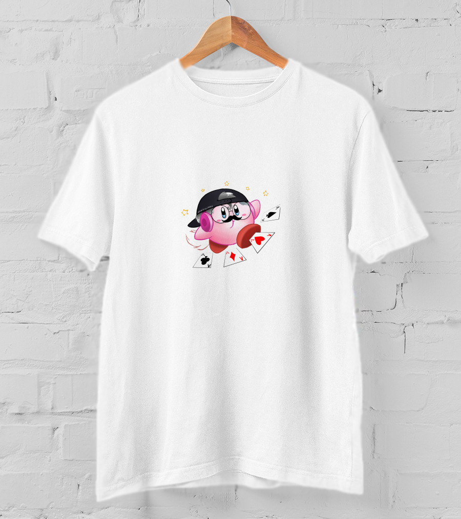 Offlinetv Members Cute Character With Cap And Cards T-Shirt