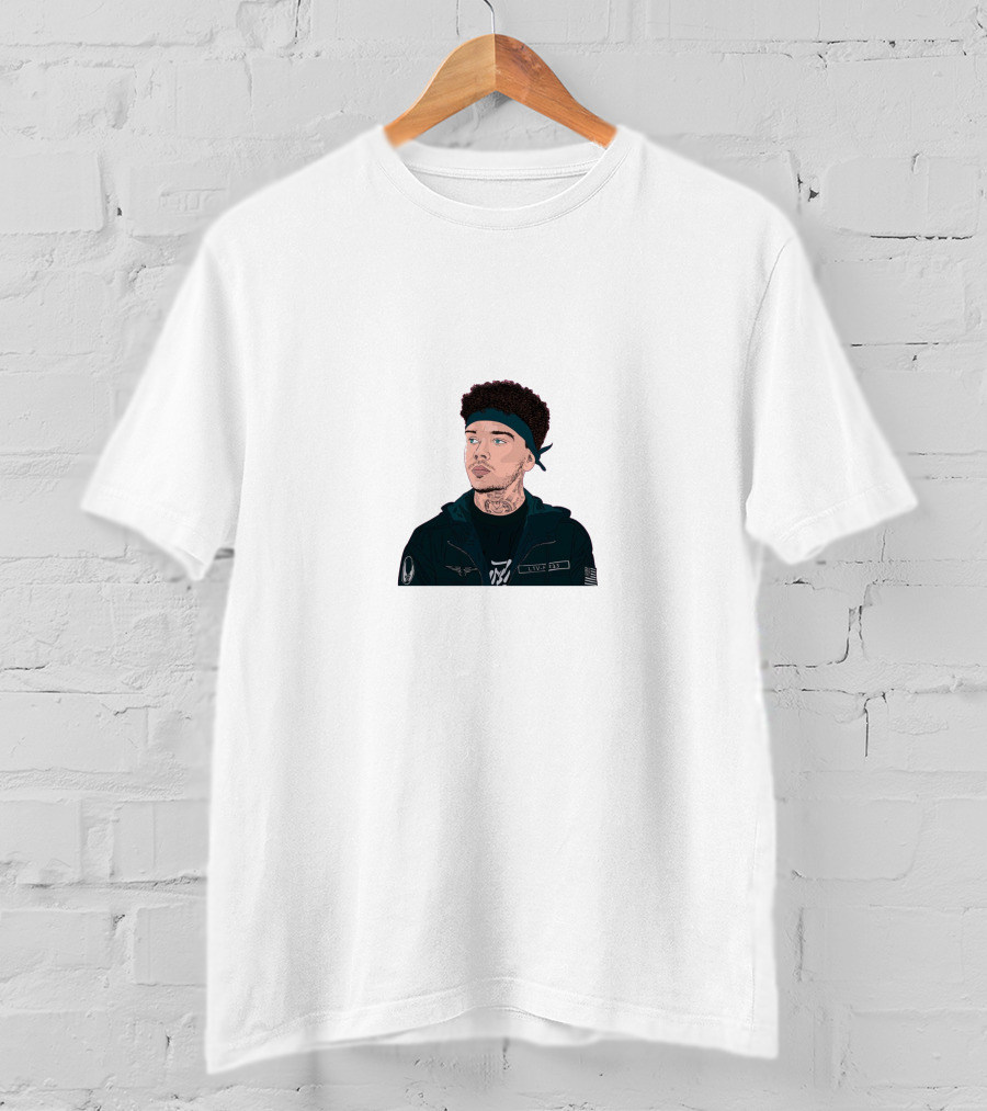 Phora With Bandana And Black Jacket T-Shirt