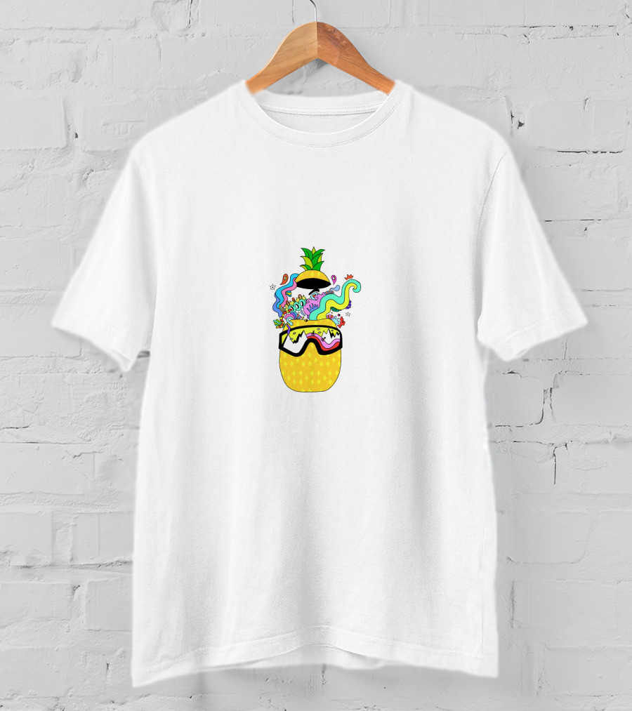 Glass Animals Psychedelic Pineapple Burst T-Shirt