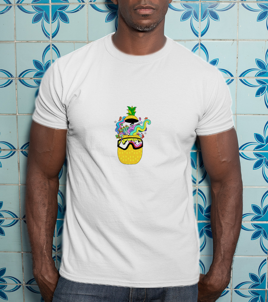Glass Animals Psychedelic Pineapple Burst T-Shirt