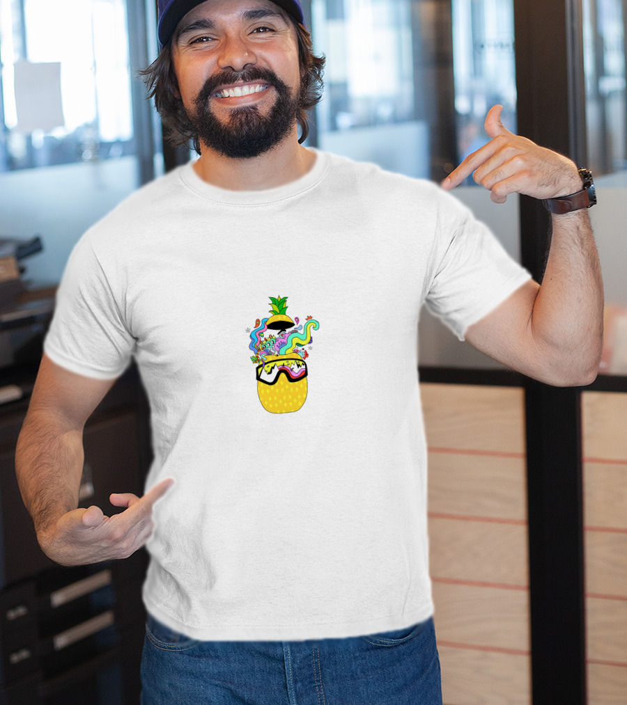 Glass Animals Psychedelic Pineapple Burst T-Shirt