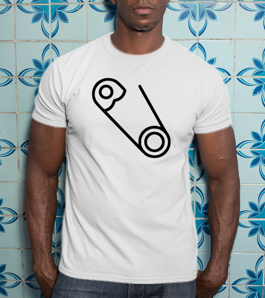 Safety Pin Minimalist Icon T-Shirt
