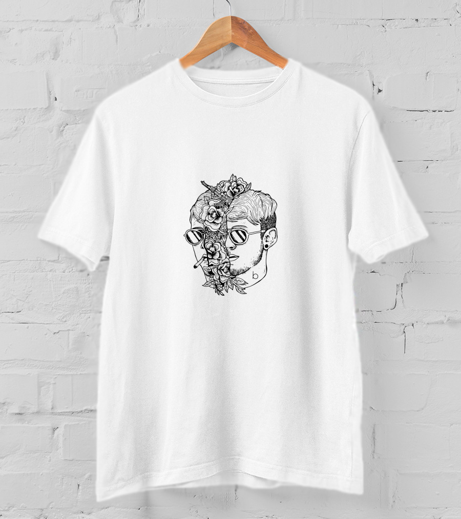 Machine Gun Kelly Floral Sunglasses T-Shirt