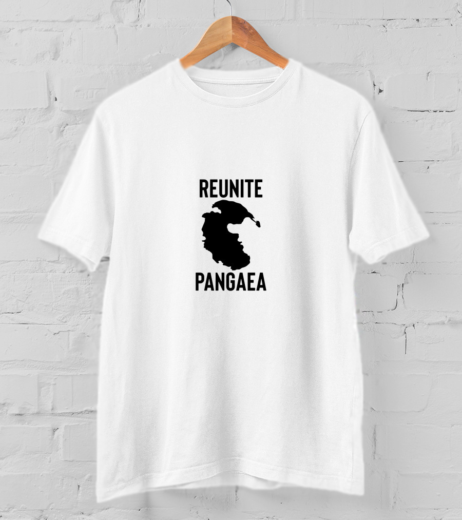 Reunite Pangaea Earth Continental Unity Movement T-Shirt