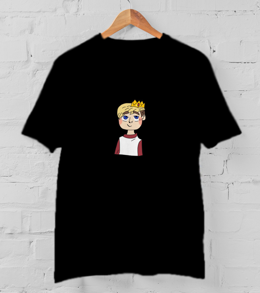 Capron Funk Cartoon Character Wearing Crown T-Shirt