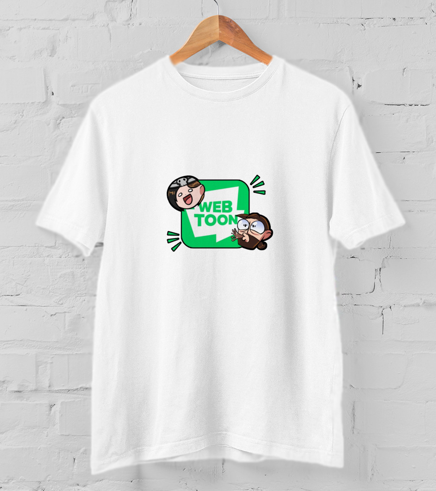 WEBTOON Characters With Cartoon Expressions T-Shirt